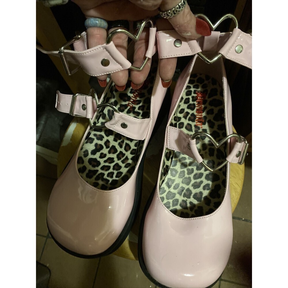 Punk Platform 90s Grunge Mary Janes Flats Sprite Demonia Size 11!